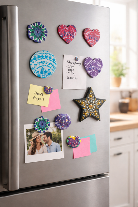 Mandala Art Fridge Magnets β Decorative Refrigerator Magnets