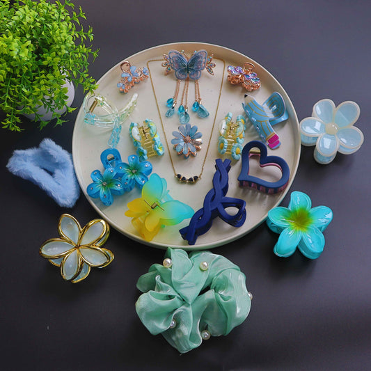 Blue Gift Hamper Set (18 items)