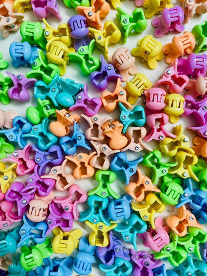 60 Mini Hair Claw Clips for Women & Girls