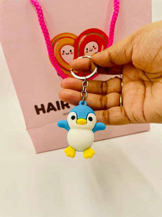 Cute Cartoon Keychain | Animal Key Ring for Bag, Backpack & Car Keys |