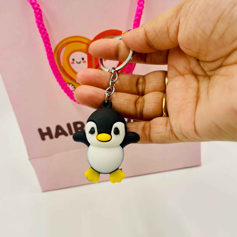 Cute Cartoon Keychain | Animal Key Ring for Bag, Backpack & Car Keys |