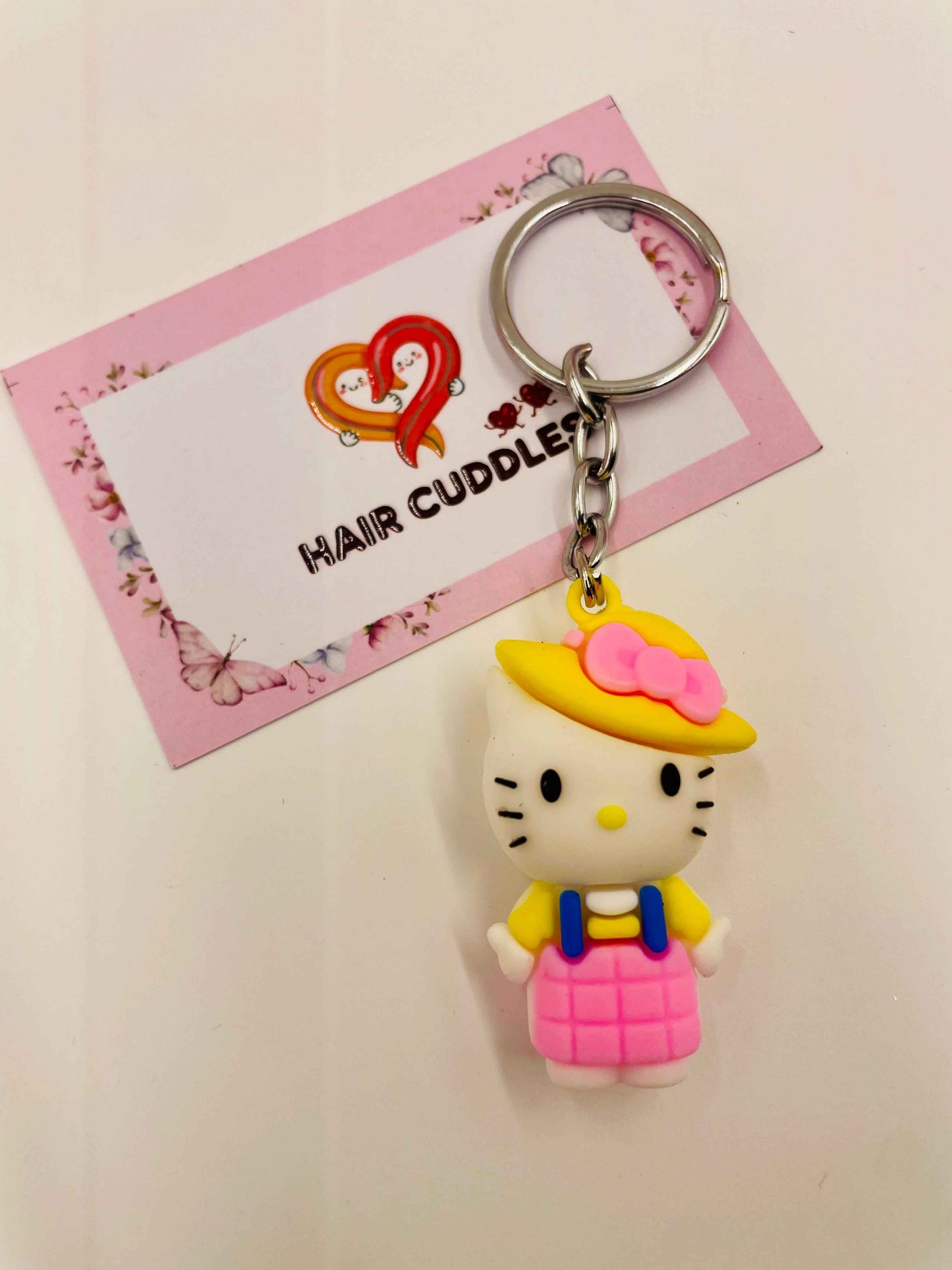 Hello Kitty Keychain | PVC Doll Keyring | Bag Charm for Kids & Girls