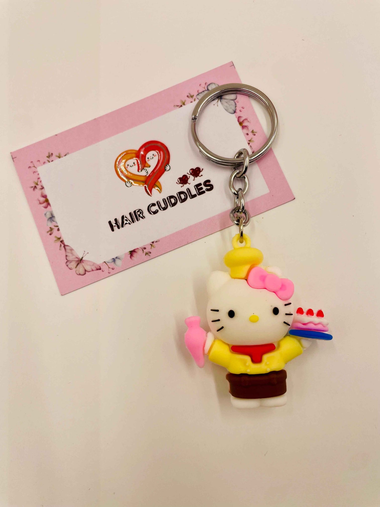 Hello Kitty Keychain | PVC Doll Keyring | Bag Charm for Kids & Girls