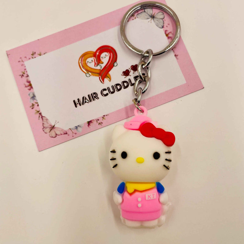 Hello Kitty Keychain | PVC Doll Keyring | Bag Charm for Kids & Girls