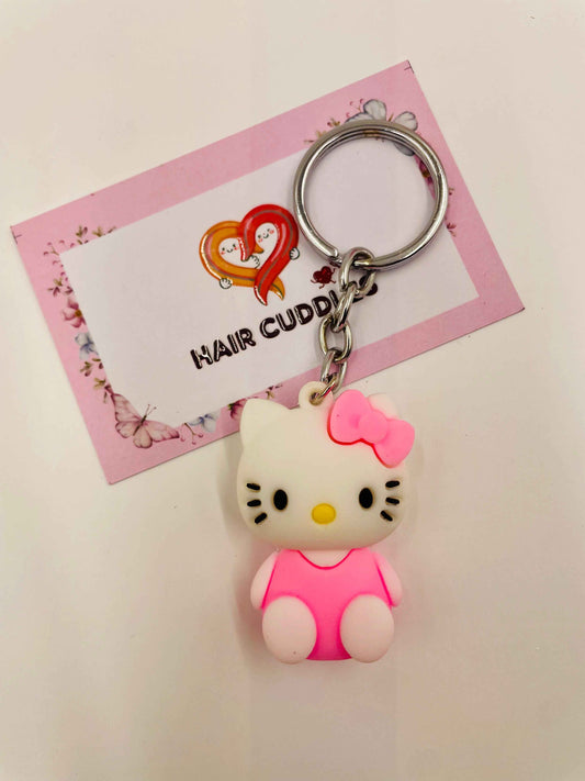 Hello Kitty Keychain | PVC Doll Keyring | Bag Charm for Kids & Girls