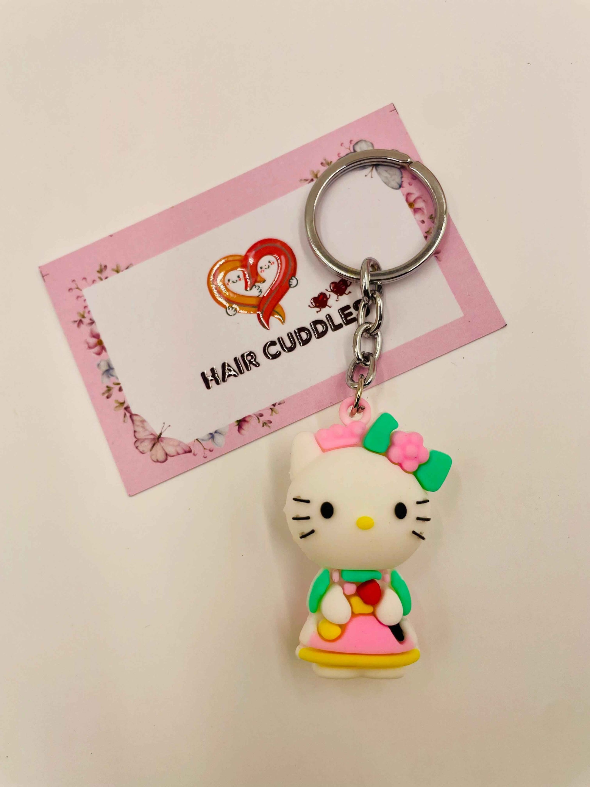 Hello Kitty Keychain | PVC Doll Keyring | Bag Charm for Kids & Girls