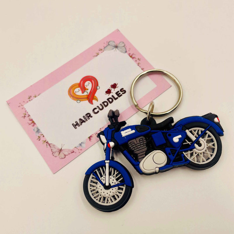 Motorcycle Keychain | Bike Keyring | PVC Bag Charm for Boys & Kids