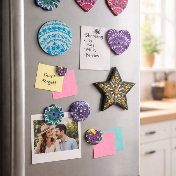 Mandala Art Fridge Magnets – Decorative Refrigerator Magnets