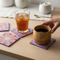 Mandala Art Coaster Set (Set of 4)