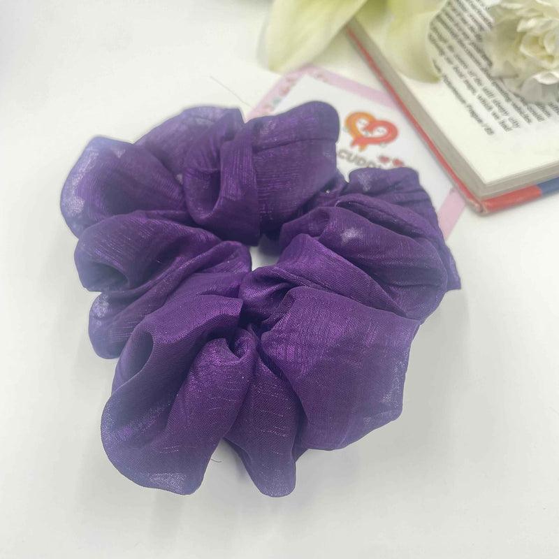 Girls Purple Gift Hamper – Cute Hair Accessories & Scrunchie Combo Set