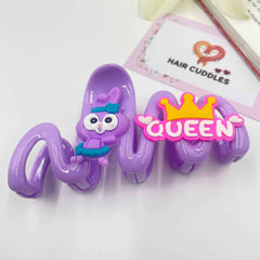 Girls Purple Gift Hamper – Cute Hair Accessories & Scrunchie Combo Set