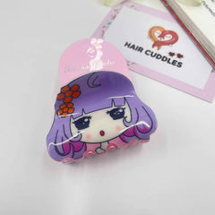 Girls Purple Gift Hamper – Cute Hair Accessories & Scrunchie Combo Set