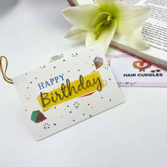 Girls Yellow Mini Gift Hamper – Cute Hair Accessories & Scrunchie Set