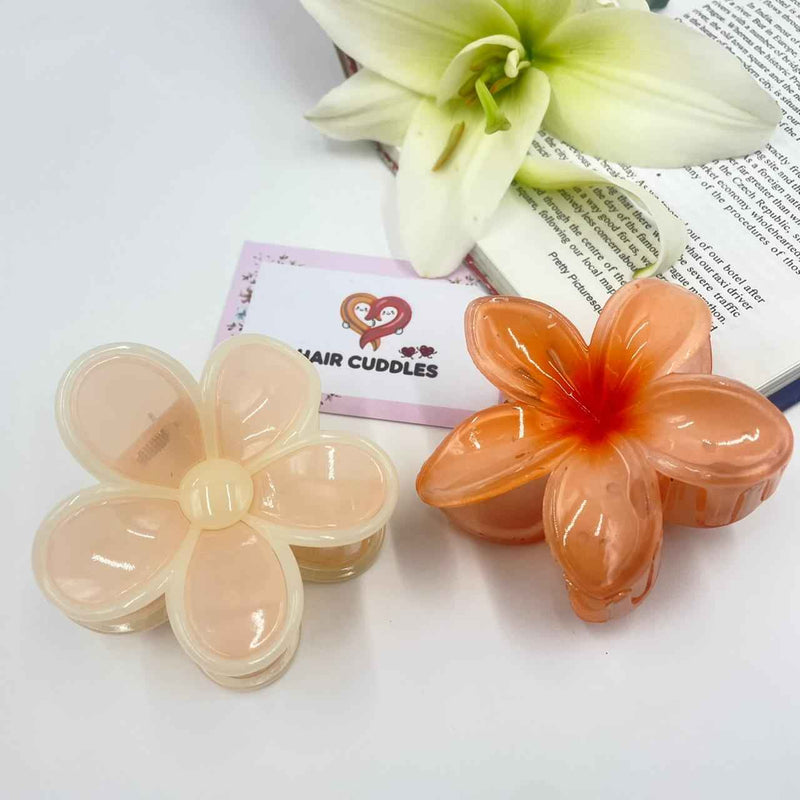 Girls Peach Gift Hamper – Cute Hair Accessories & Scrunchie Combo Set