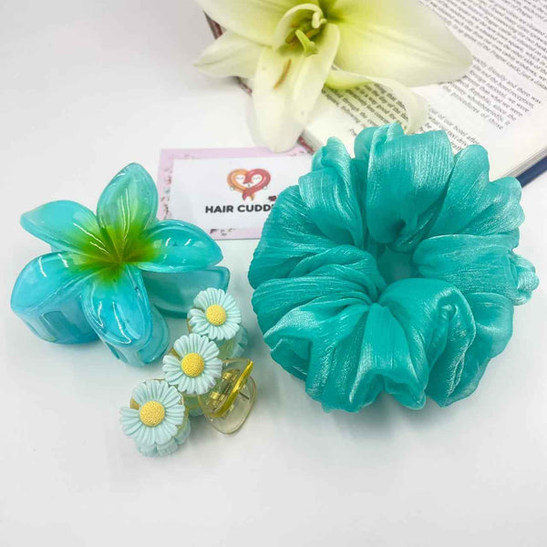 Ferozi Gift Hamper – Cute Hair Accessories & Scrunchie Combo Set