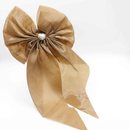 Hair Cuddles Premium Satin Hair Bow for Girls & Women - Big