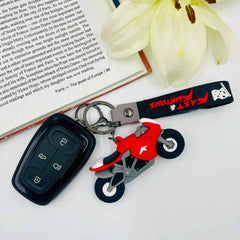 Keychain Gift Set – Bike Boy & Cute Girl