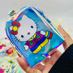 Holographic Cute Mini Pouch Charm – Glossy Bag & Keychain Accessory