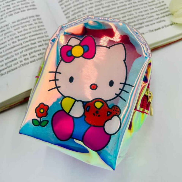 Holographic Cute Mini Pouch Charm – Glossy Bag & Keychain Accessory