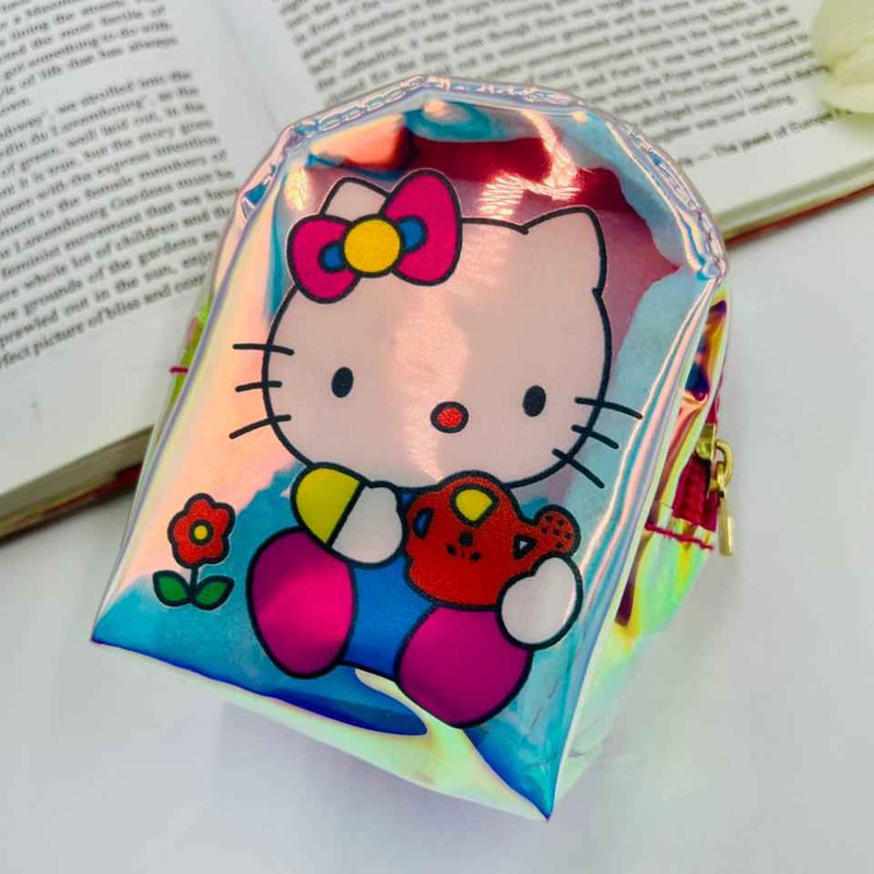 Holographic Cute Mini Pouch Charm – Glossy Bag & Keychain Accessory