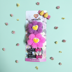 Cute Kids Hair Clips Set – Cartoon & Star Design (Pair of 3)