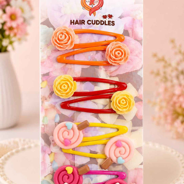 Cute Hair Clips Set