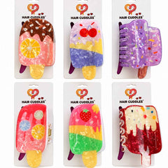 Ice Cream Popsicle Hair Claw Clip – Cute Colorful