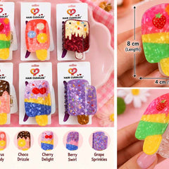 Ice Cream Popsicle Hair Claw Clip – Cute Colorful