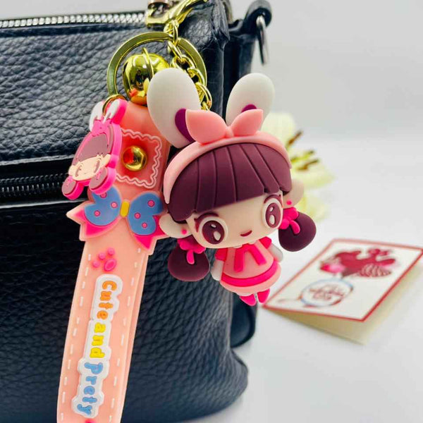 Keychain Set – Bike Boy & Cute Doll Girl