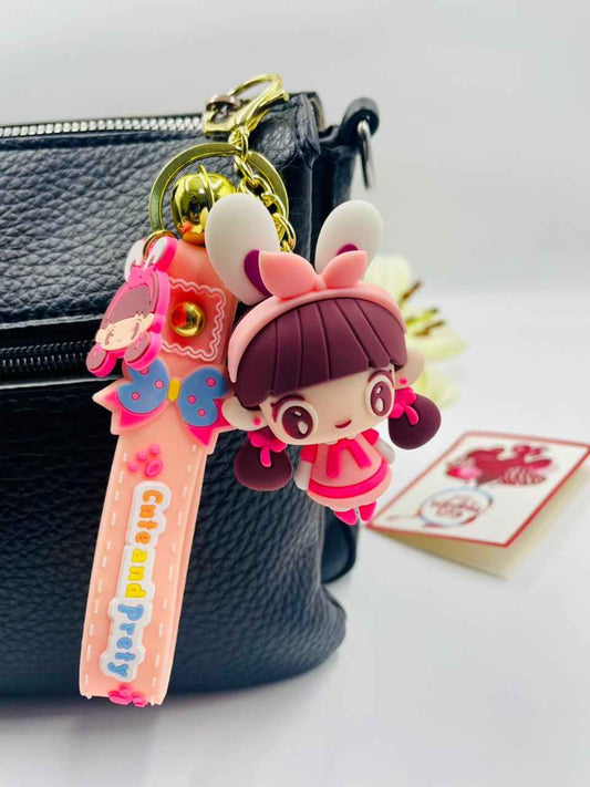 Keychain Set – Bike Boy & Cute Doll Girl