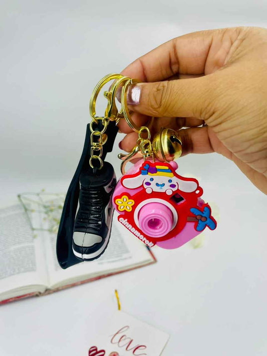 Keychain Set – Street Sneaker Boy & Cute Camera Girl