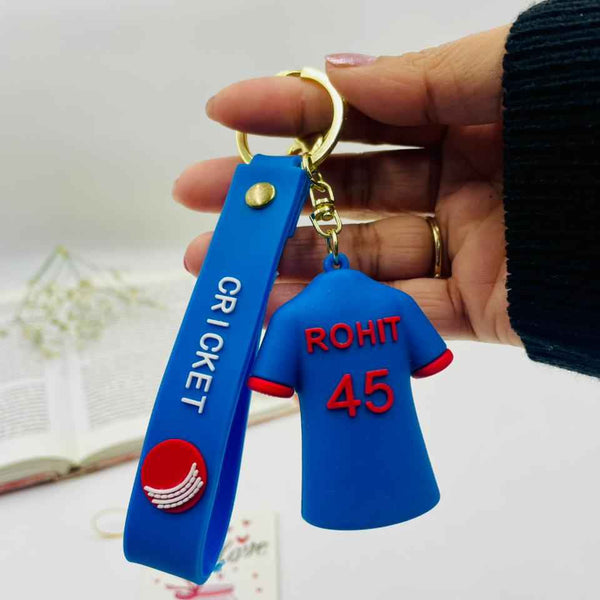 Keychain Set – Cricket Lover Boy & Cute Pouch Girl