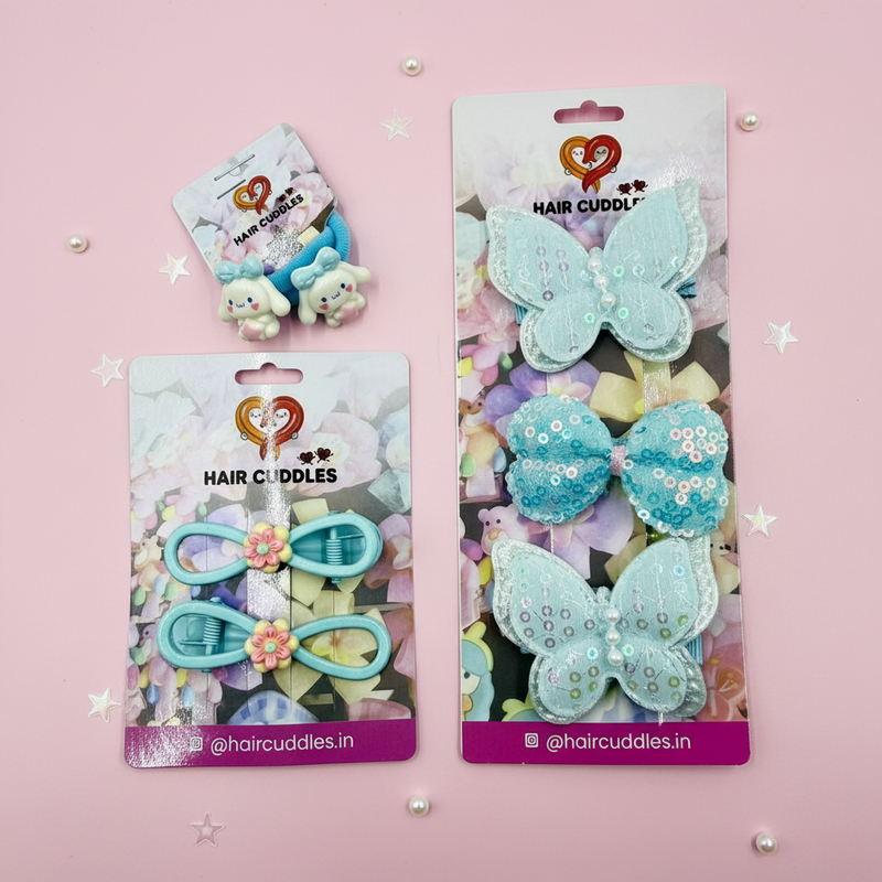 Kids Hair Accessories Combo Set