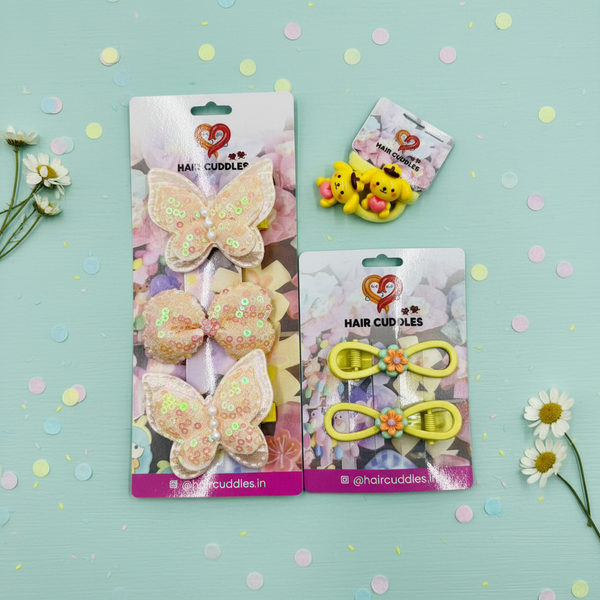 Kids Hair Accessories Combo Set