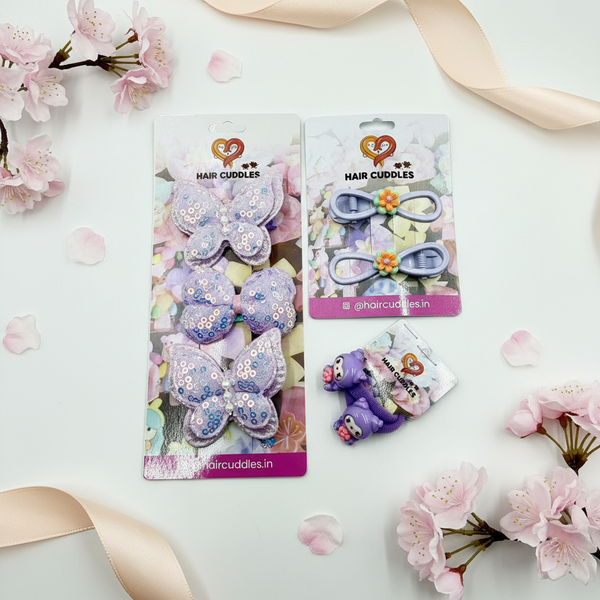 Kids Hair Accessories Combo Set
