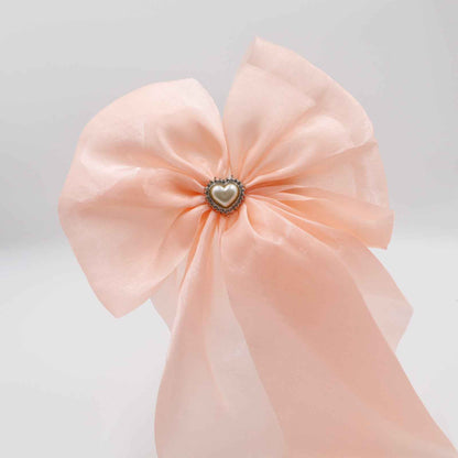 Hair Cuddles Premium Satin Hair Bow for Girls & Women - Big