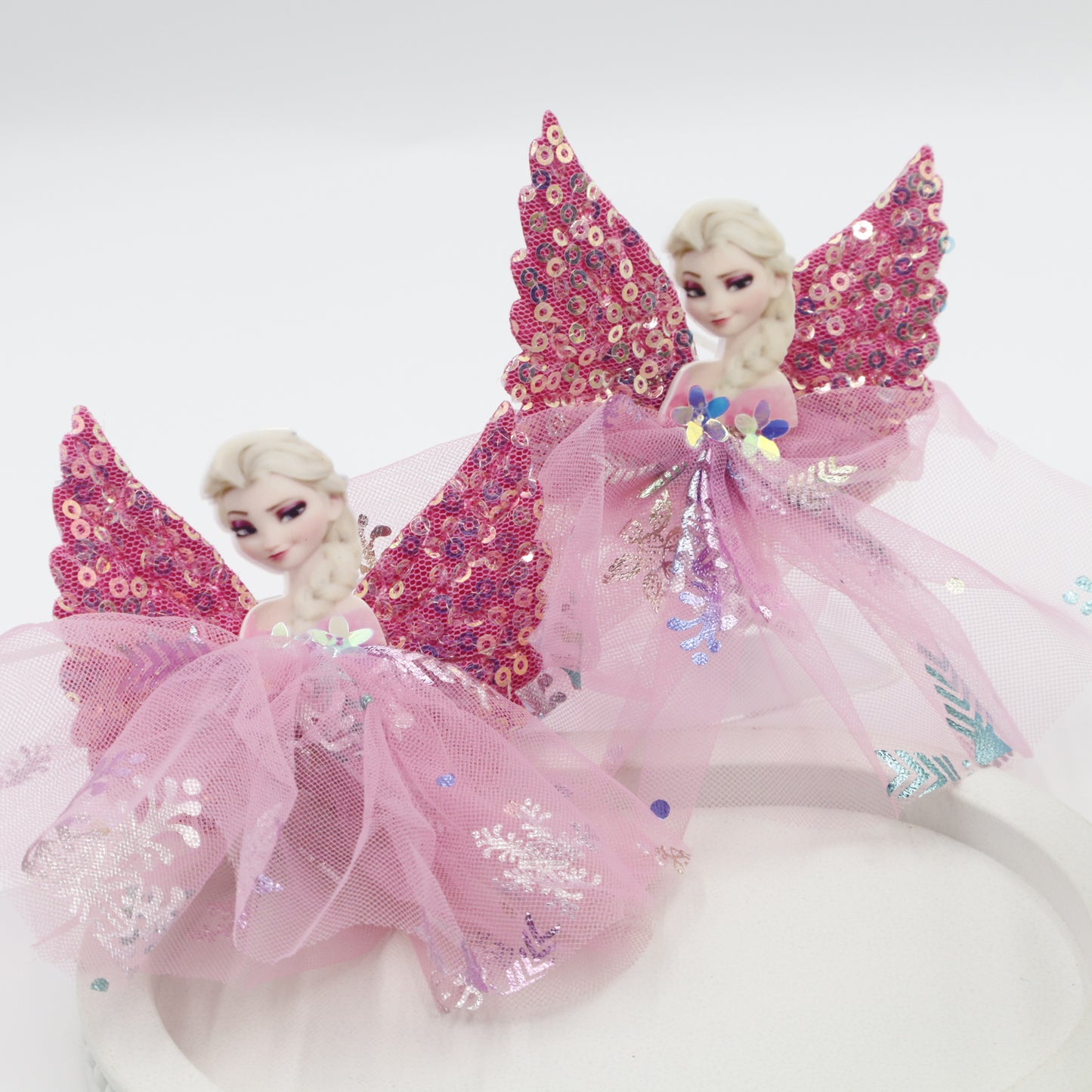 Hair Cuddles Princess Hair Clips- Hair Accessories for Kids