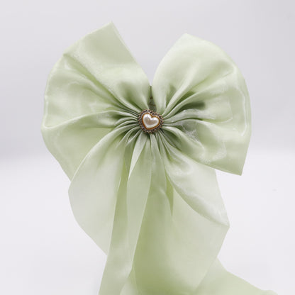 Hair Cuddles Premium Satin Hair Bow for Girls & Women - Big