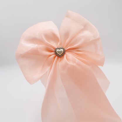 Hair Cuddles Premium Satin Hair Bow for Girls & Women - Big