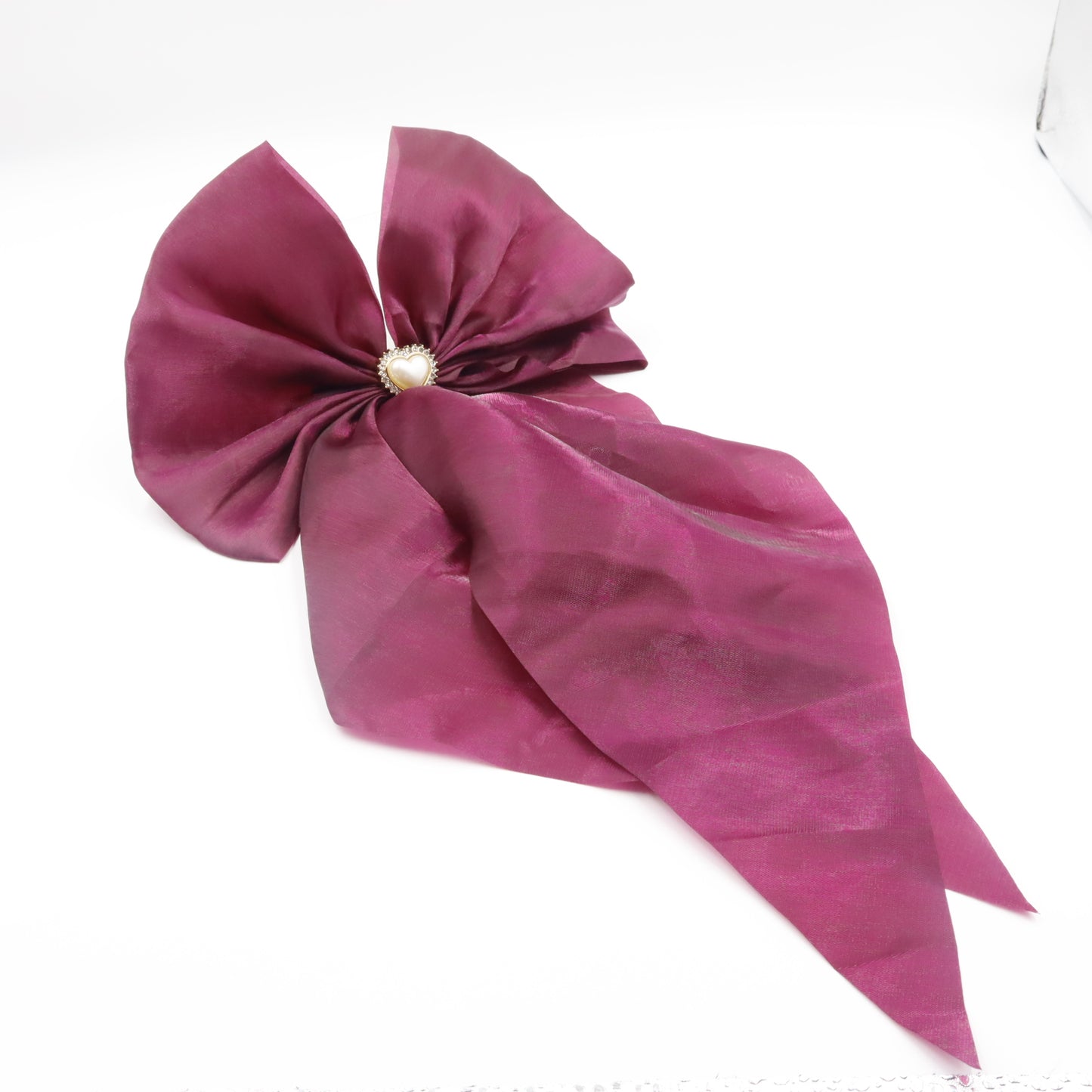 Hair Cuddles Premium Satin Hair Bow for Girls & Women - Big