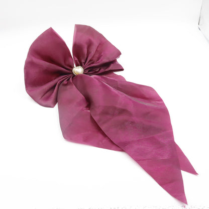 Hair Cuddles Premium Satin Hair Bow for Girls & Women - Big