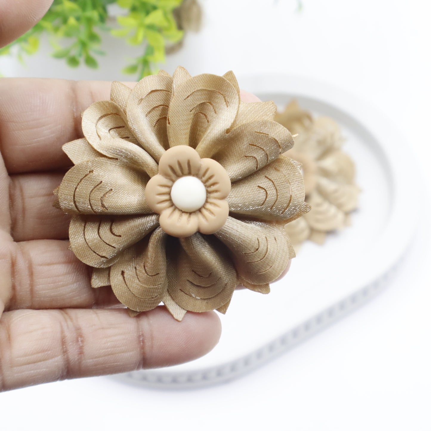 Hair Cuddles Flower Hair Clip & Rubber Band Combo Set – Pack of 8 for Girls