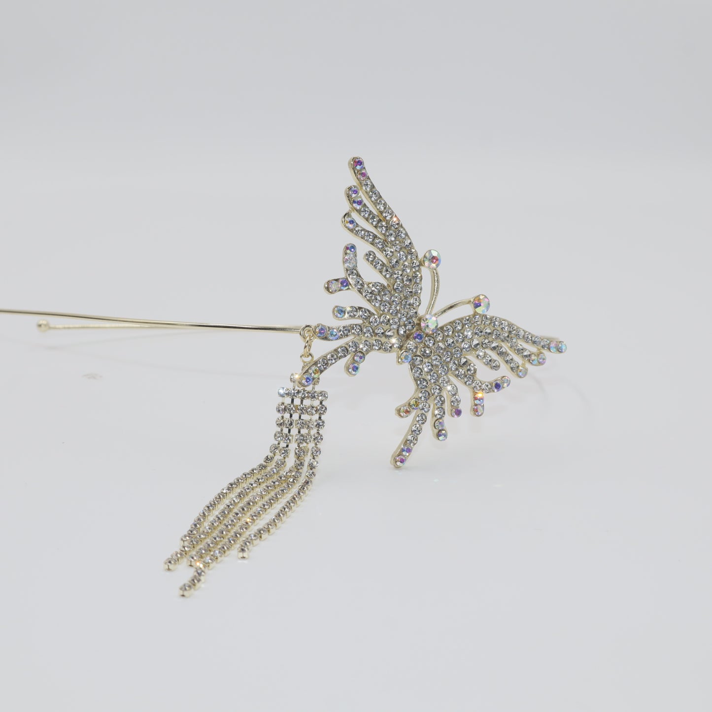 Hair Cuddles Stone Studded Elegant Butterfly Hair Band | Stylish Butterfly Headband for Women & Girls