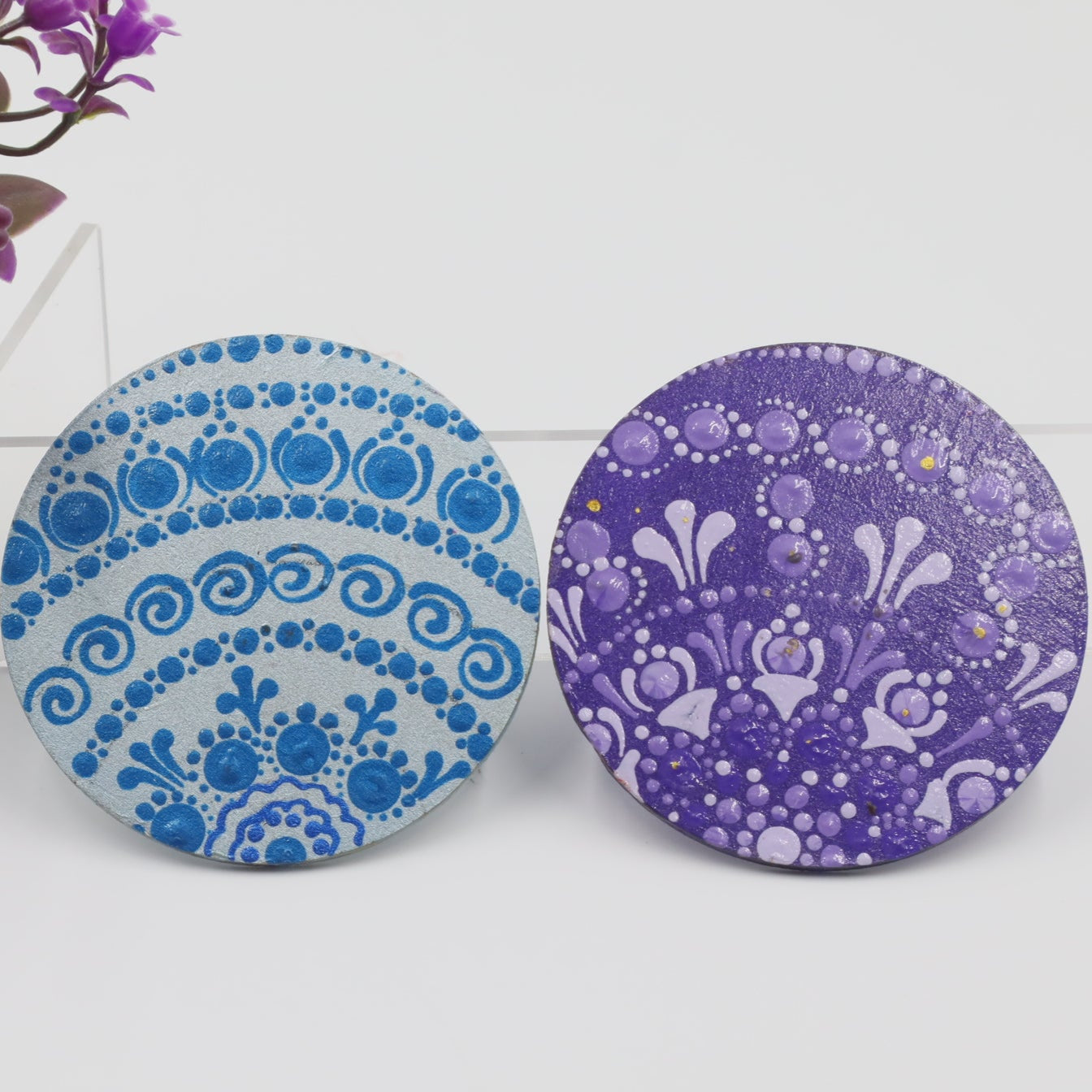 Artistry Horizon Handmade Mandala Art Fridge Magnet | Decorative Refrigerator Magnet for Home & Kitchen Décor