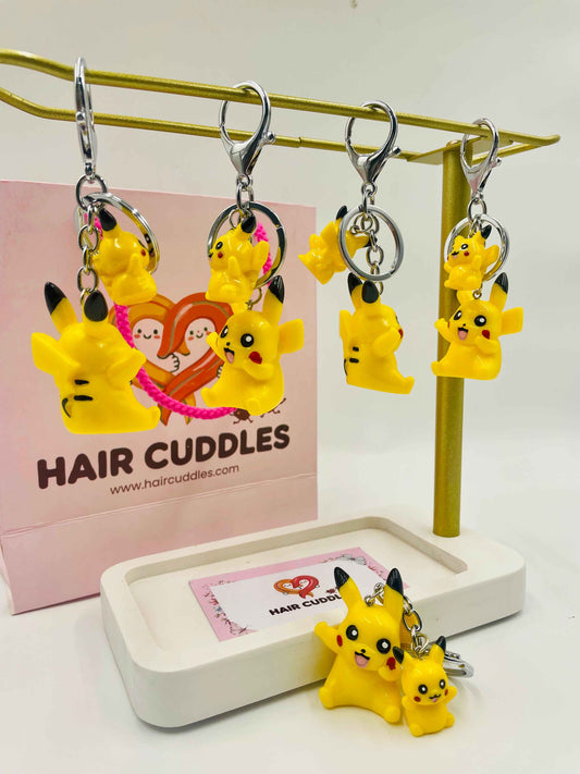 Pikachu Keychain for Boys & Girls | Bag Charm & Key Ring- Pack of 1