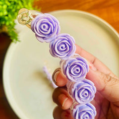 Matte Rose Banana Hair Clip