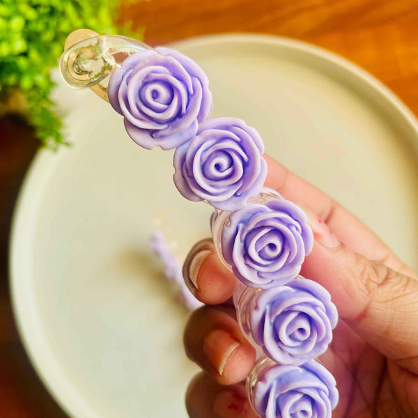 Matte Rose Banana Hair Clip