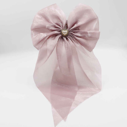 Hair Cuddles Premium Satin Hair Bow for Girls & Women - Big