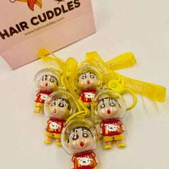 Shinchan Keychain | Anime Style Key Ring for Kids | Bag & Backpack Keychain |