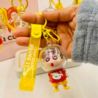 Shinchan Keychain | Anime Style Key Ring for Kids | Bag & Backpack Keychain |